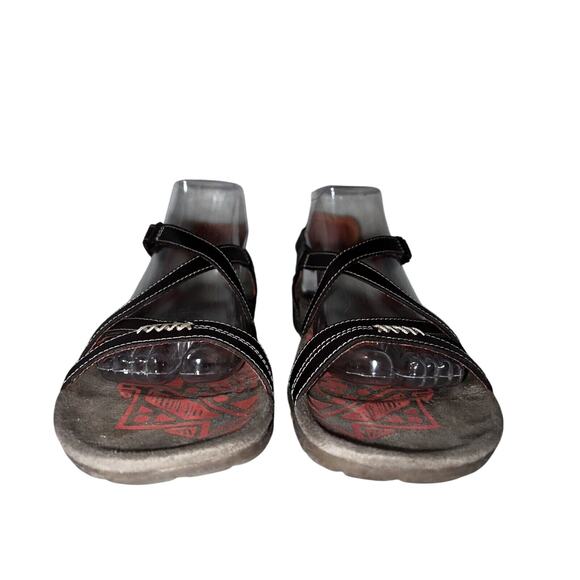 MERRELL Shoes Women’s Size 8 Brown Leather Sandspur Cocoa Coral Strappy Sandals - Picture 4 of 9